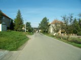 Příjezd do Rozdrojovic po silnici od Brna